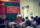 Kỳ họp bất thường HĐND xã Phùng Minh về công tác cán bộ